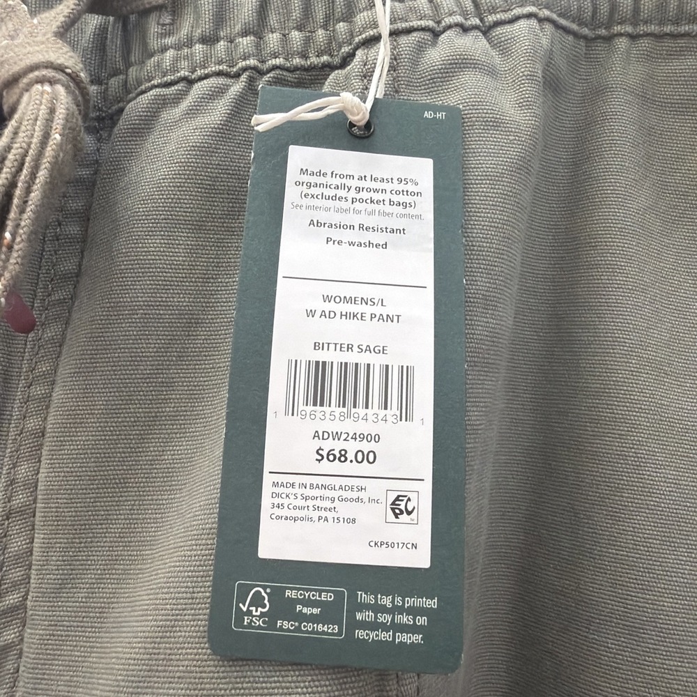 Alpine Design Women's Hike Pant, Large, Bitter Sage - Picture 2 of 4